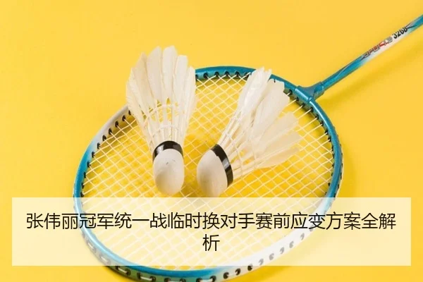 张伟丽冠军统一战临时换对手赛前应变方案全解析